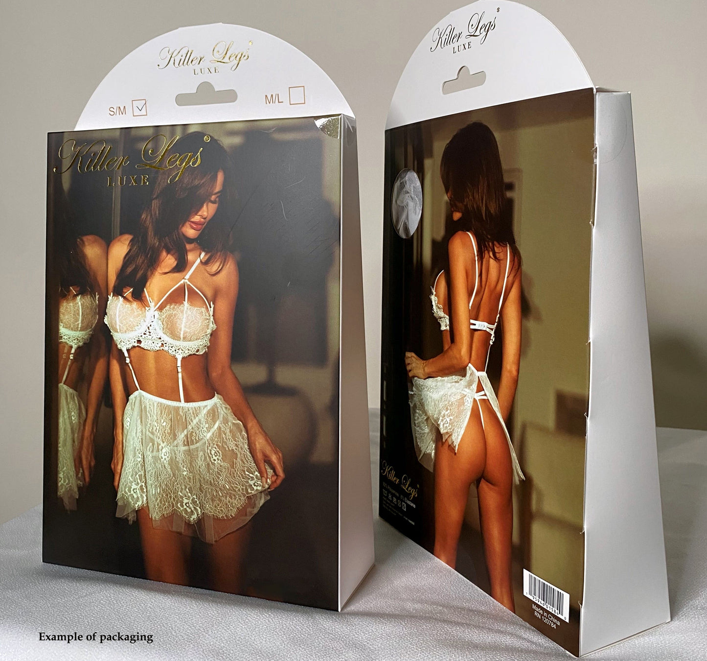 KILLER LEGS Entice Me with Chains Two-Piece Lingerie