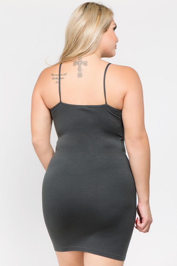 Women's Seamless Cami Slip Dress