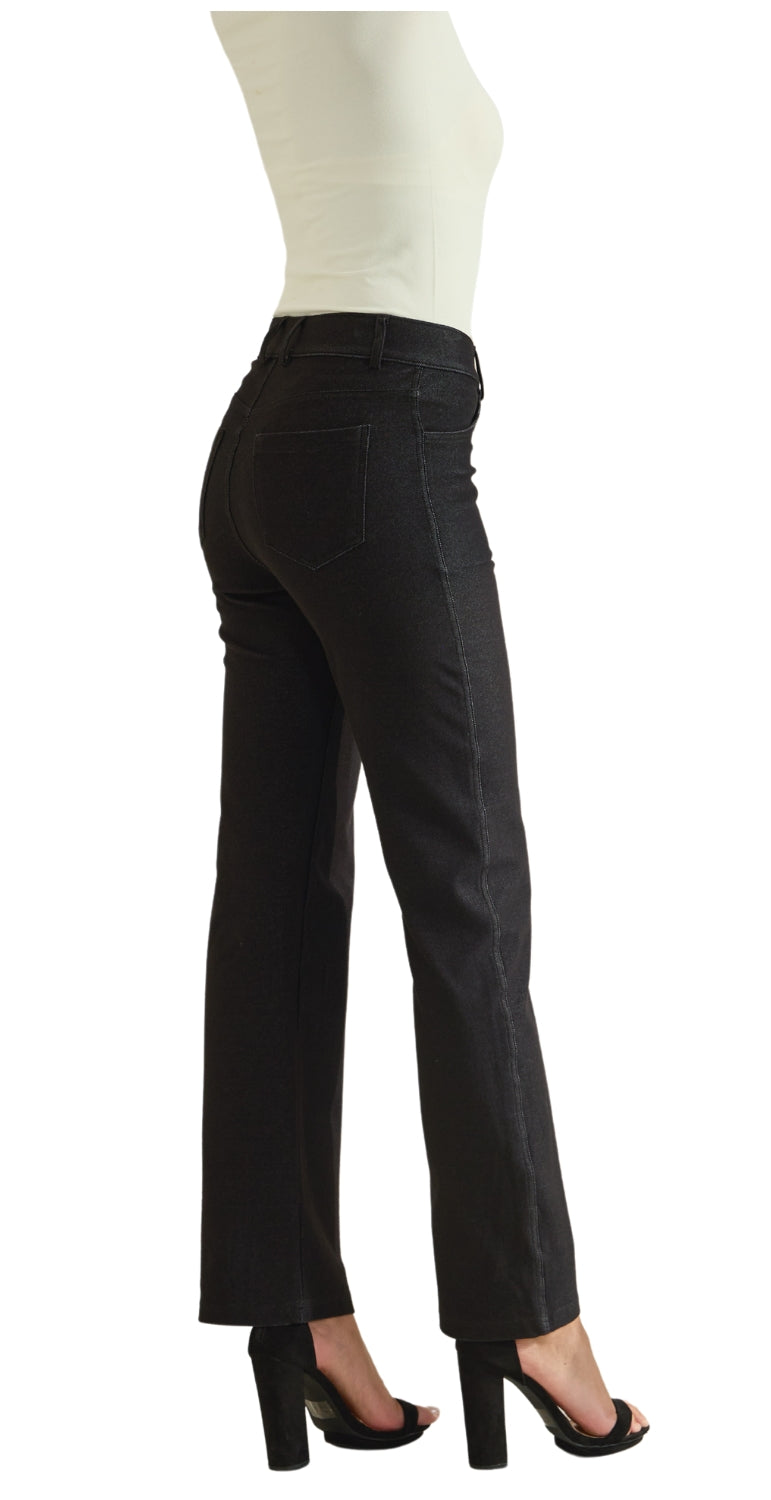 Women's Classic Solid Straight Leg Jeggings - Yelete