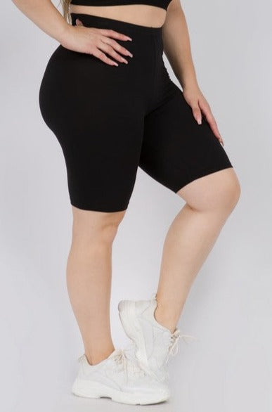 Women's Peach Skin Biker Short
