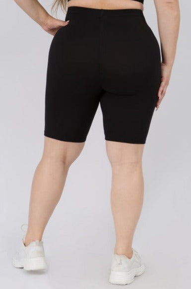 Women's Peach Skin Biker Short