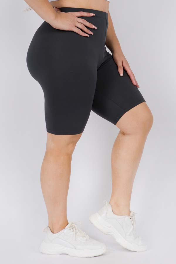 Women's Peach Skin Biker Short