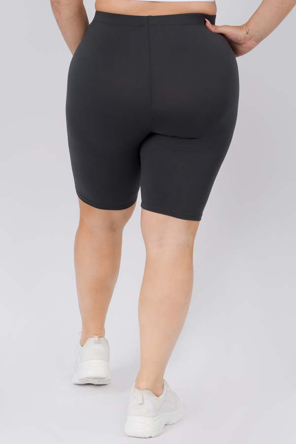 Women's Peach Skin Biker Short