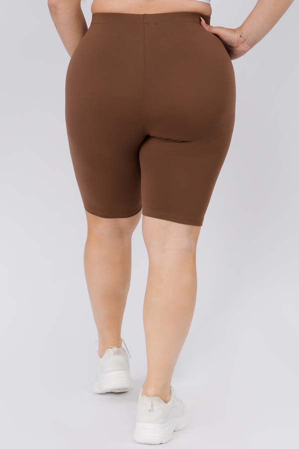 Women's Peach Skin Biker Short