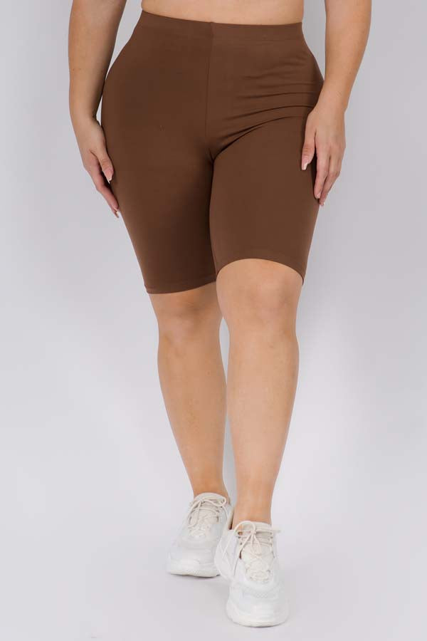 Women's Peach Skin Biker Short