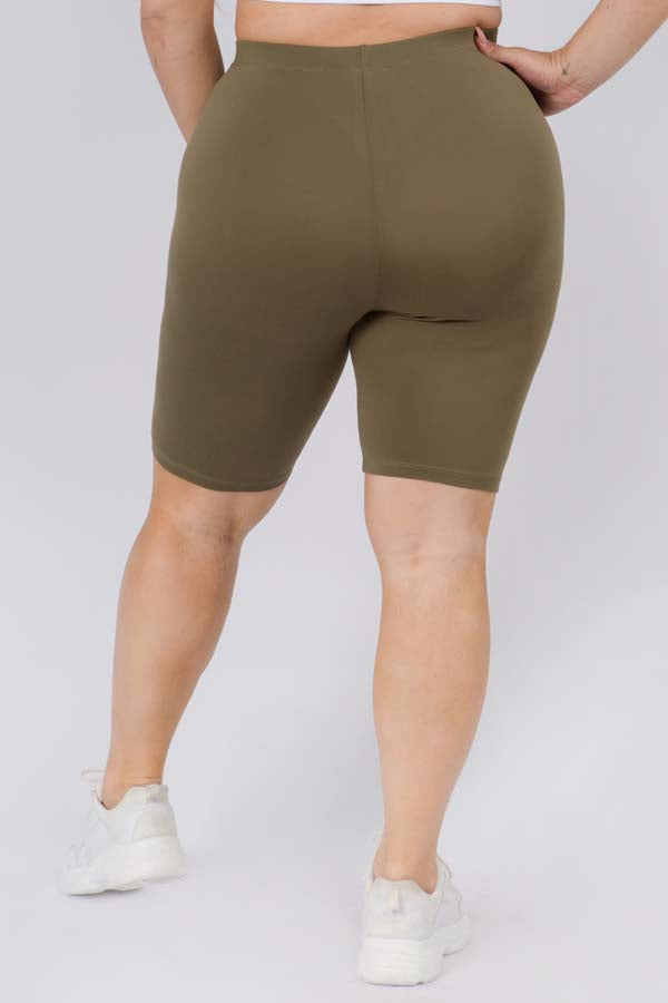 Women's Peach Skin Biker Short