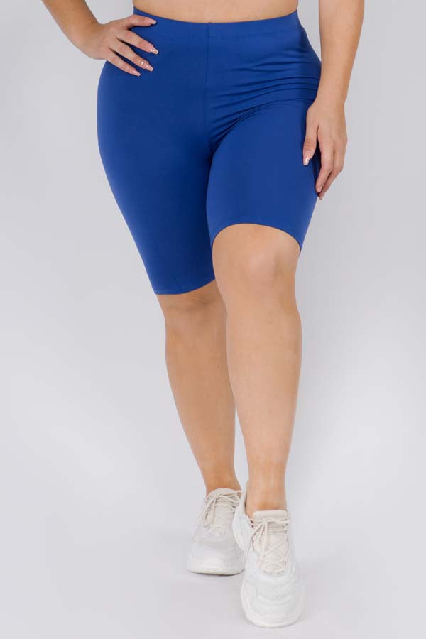 Women's Peach Skin Biker Short