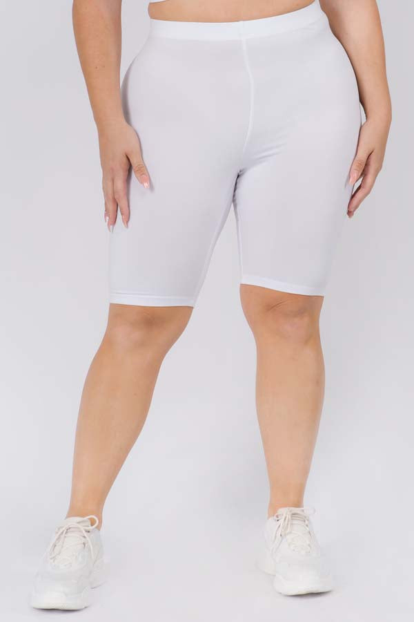 Women's Peach Skin Biker Short