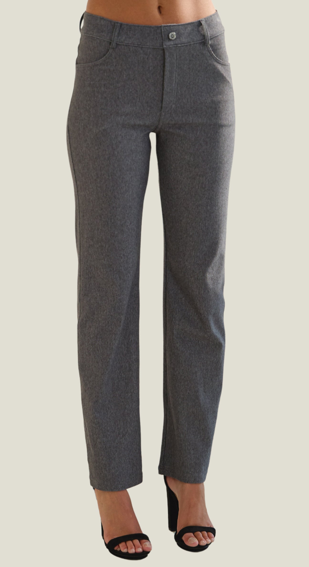 Women's Classic Solid Straight Leg Jeggings - Yelete