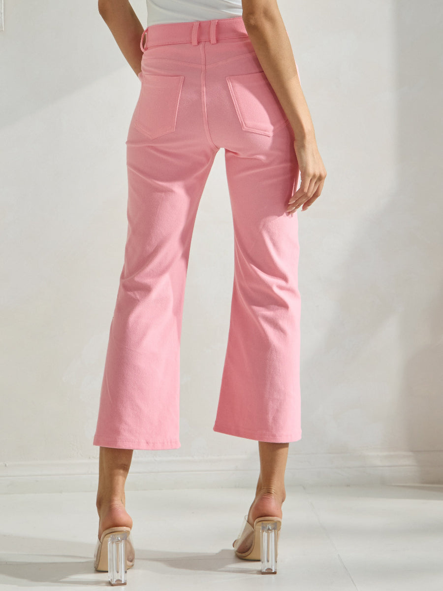 Women's Classic Solid Straight Leg Crop Jeggings - Yelete