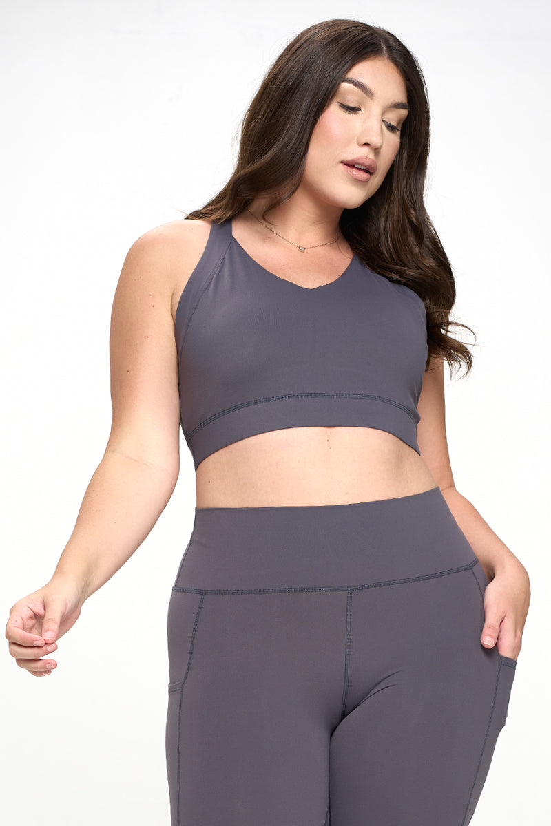 Women’s Full Coverage Buttery Soft Activewear Sports Bra