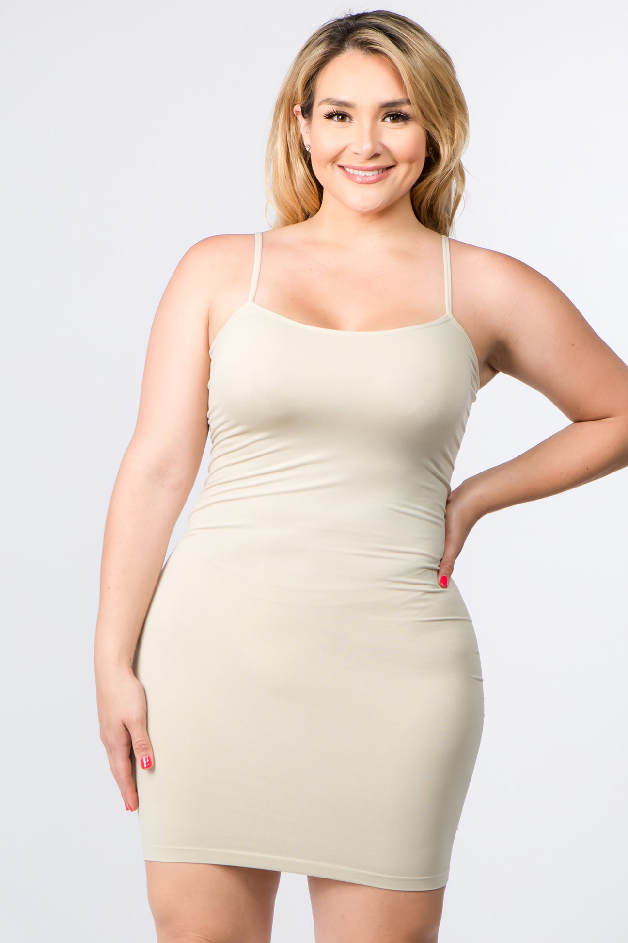 Women's Seamless Cami Slip Dress