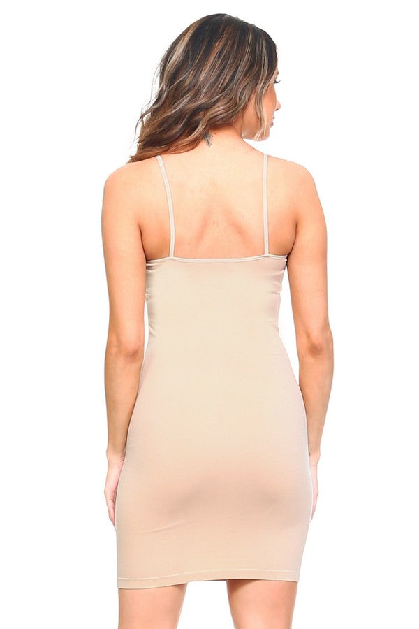 Women's Seamless Cami Slip Dress