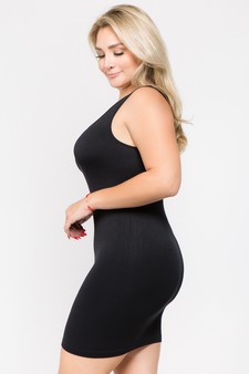 Women's Seamless Long Tank Slip Dress