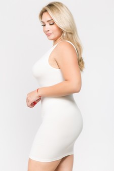 Women's Seamless Long Tank Slip Dress