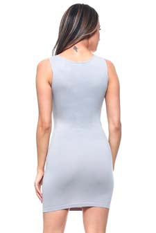 Women's Seamless Long Tank Slip Dress
