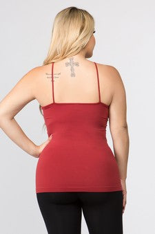 Women's Seamless Triple Criss-Cross Front Cami