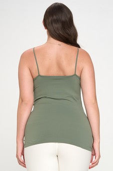 Women's Seamless Triple Criss-Cross Front Cami