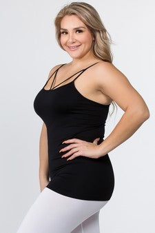 Women's Seamless Strappy Detail Cami Top