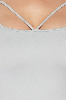 Women's Seamless Strappy Detail Cami Top