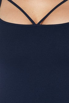 Women's Seamless Strappy Detail Cami Top