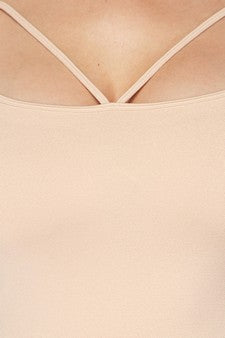 Women's Seamless Strappy Detail Cami Top
