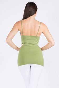 Women's Seamless Strappy Detail Cami Top