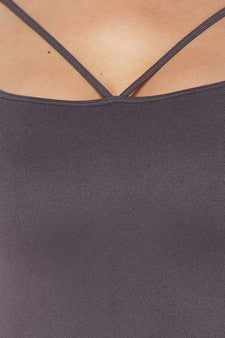 Women's Seamless Strappy Detail Cami Top