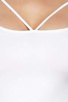 Women's Seamless Strappy Detail Cami Top