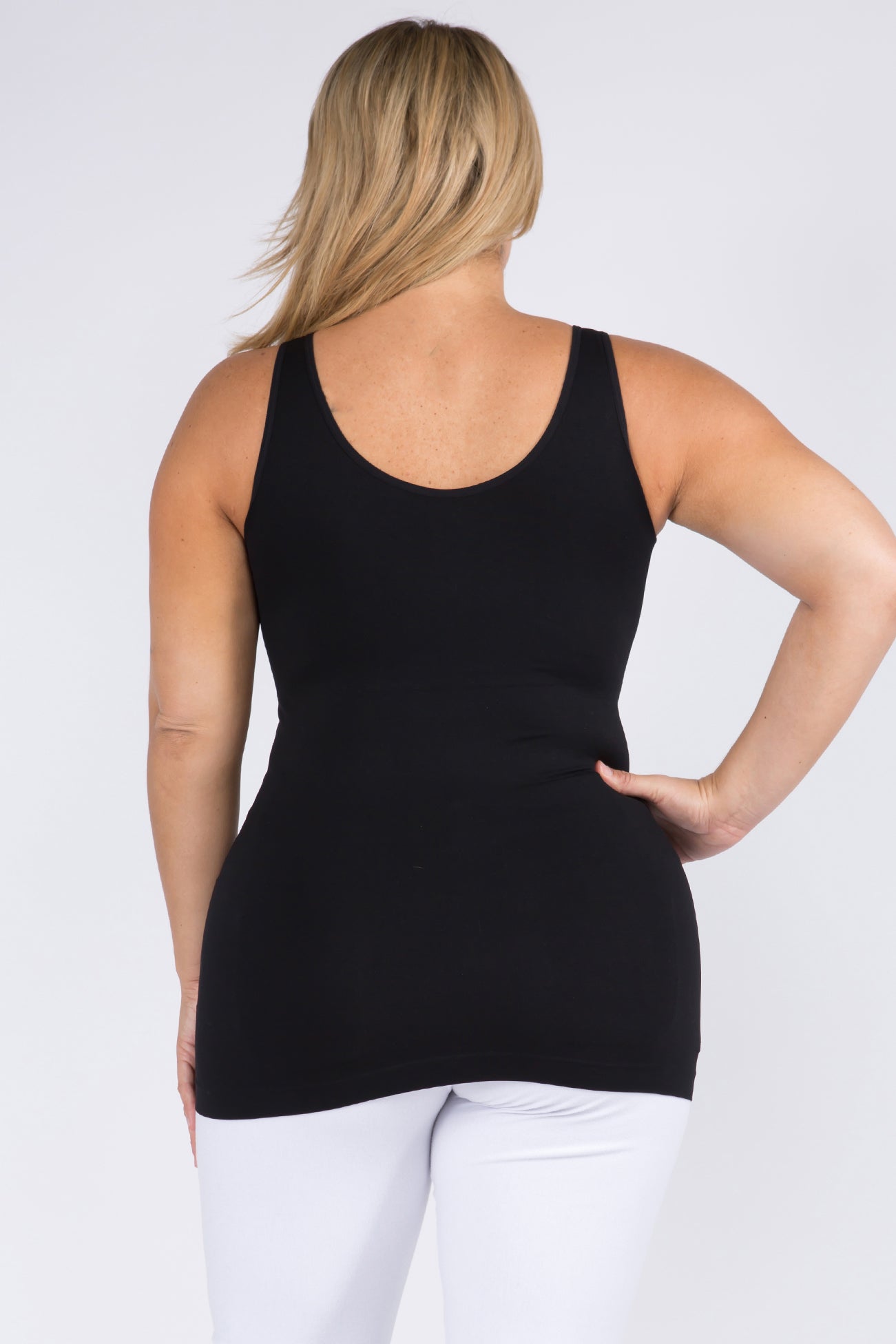 Women's V or U Neckline Reversible Seamless Tank