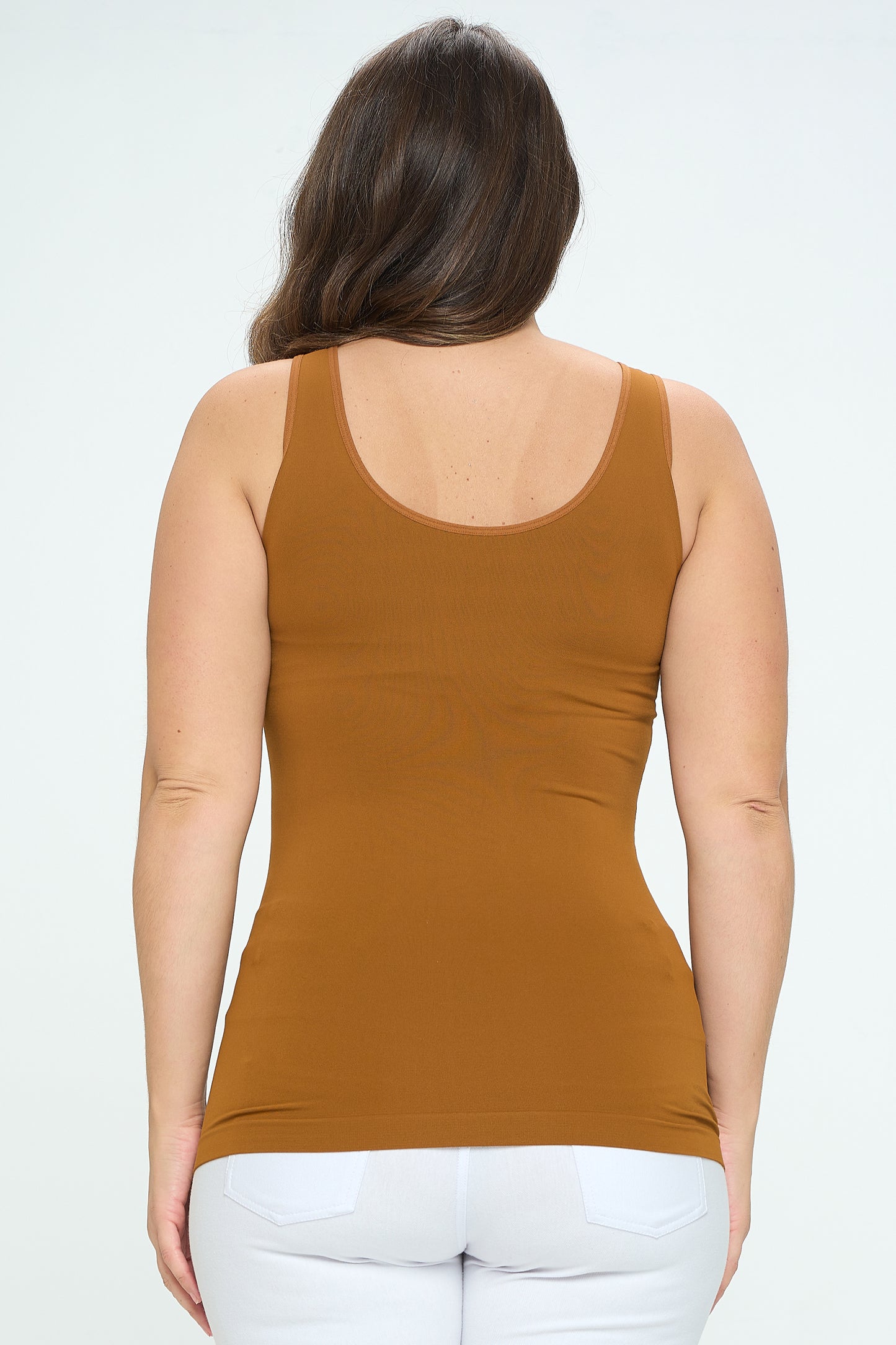 Women's V or U Neckline Reversible Seamless Tank