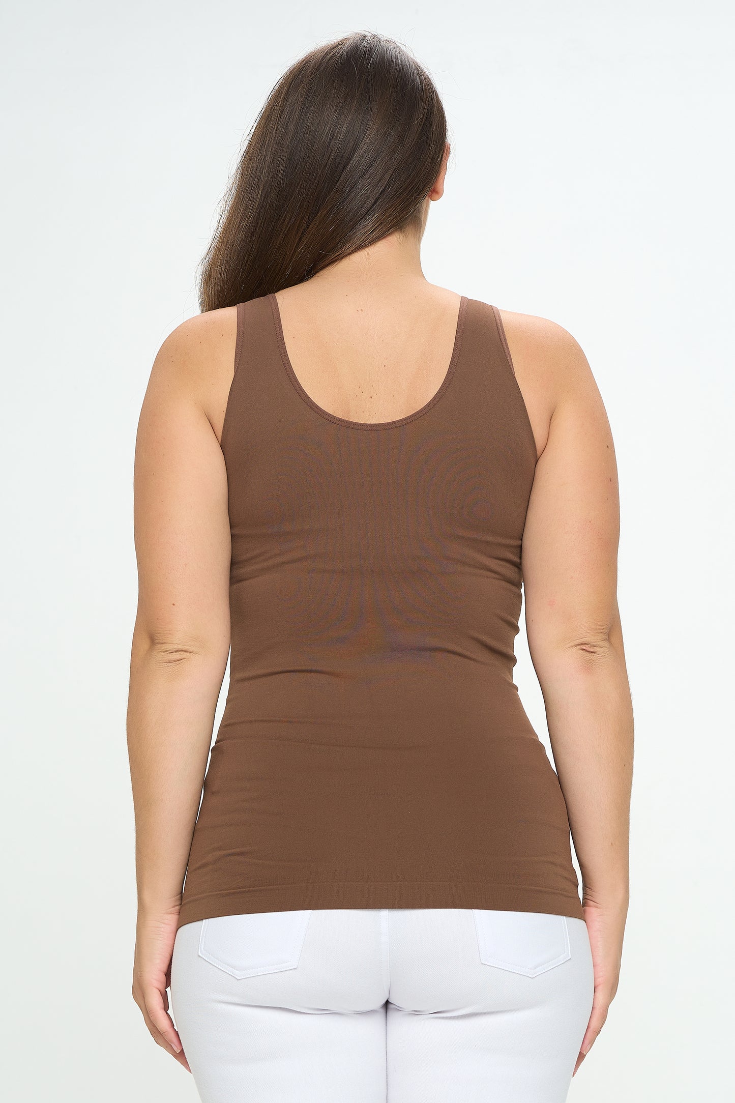 Women's V or U Neckline Reversible Seamless Tank