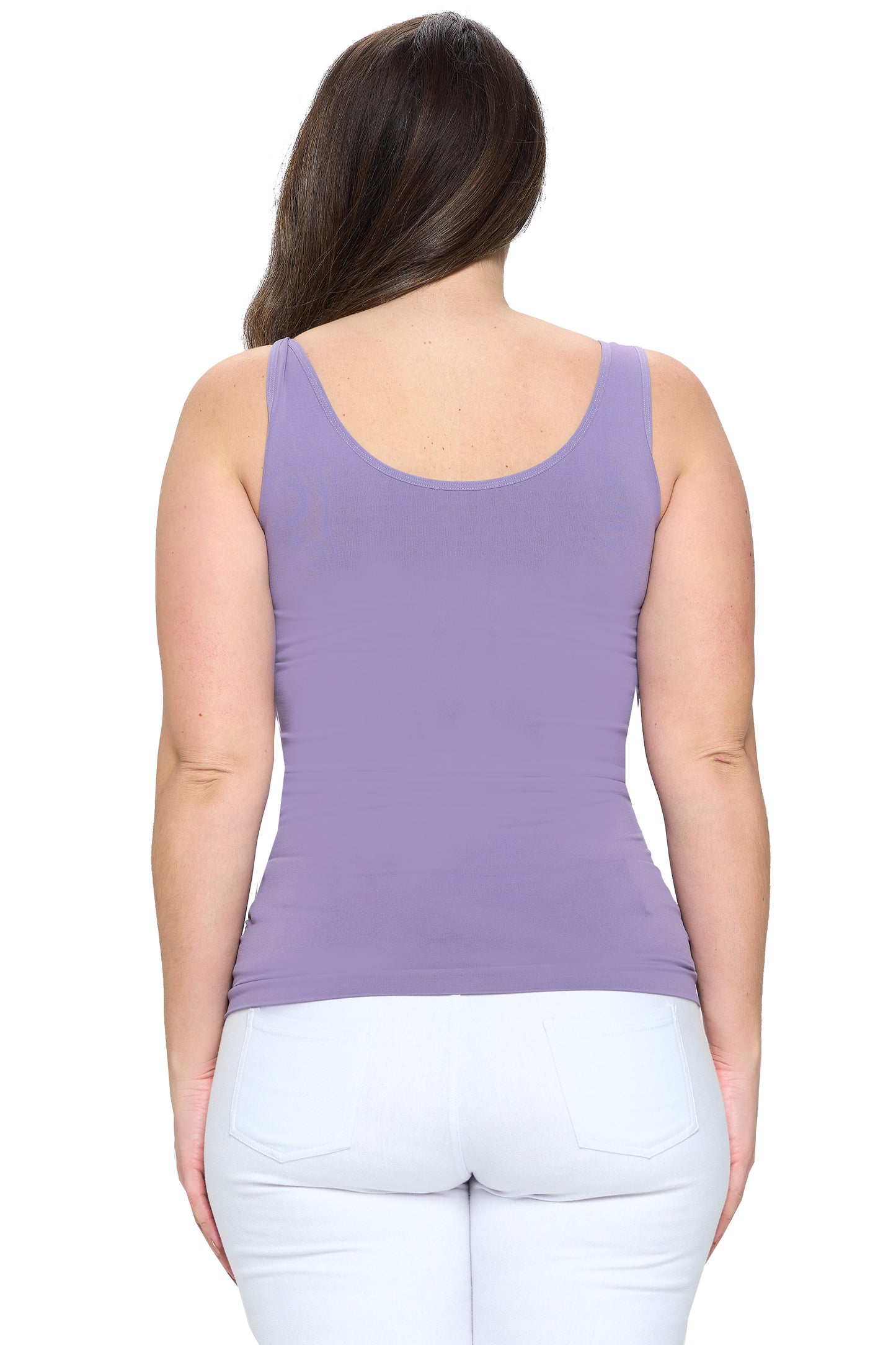 Women's V or U Neckline Reversible Seamless Tank