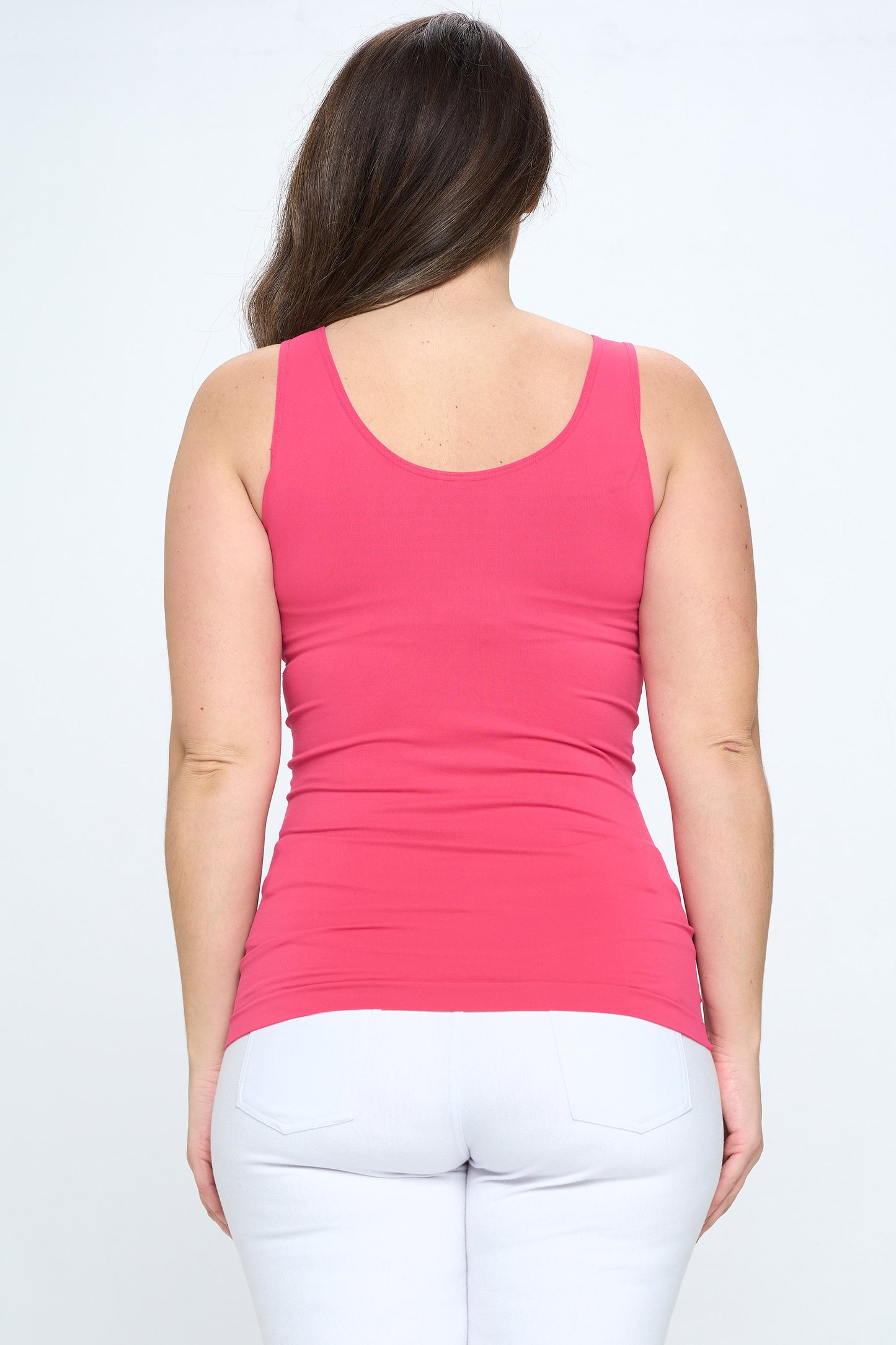 Women's V or U Neckline Reversible Seamless Tank
