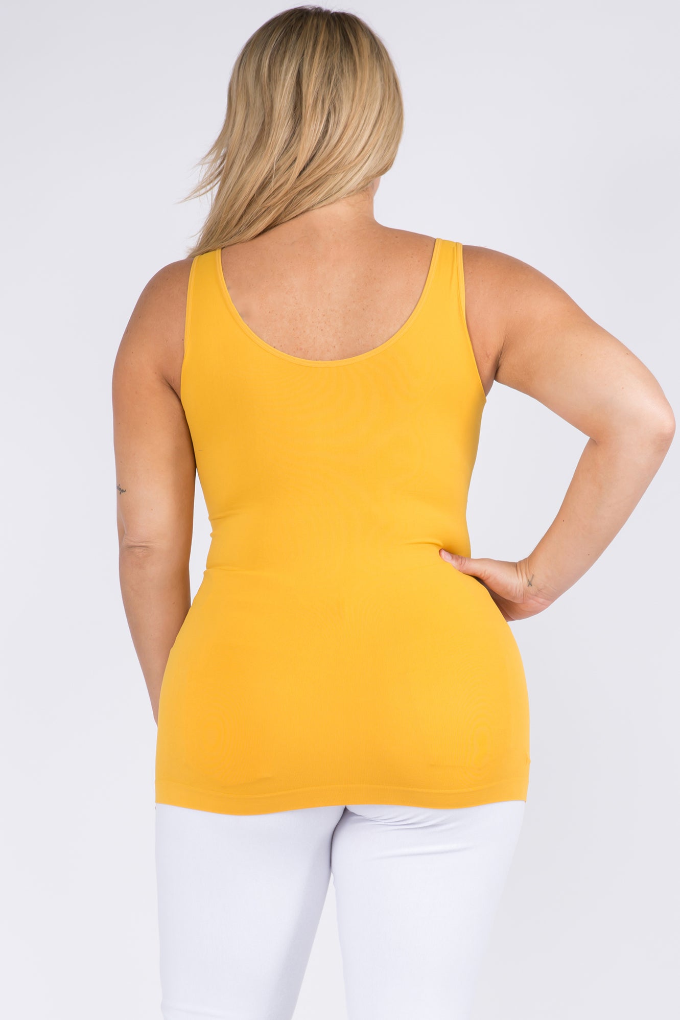 Women's V or U Neckline Reversible Seamless Tank