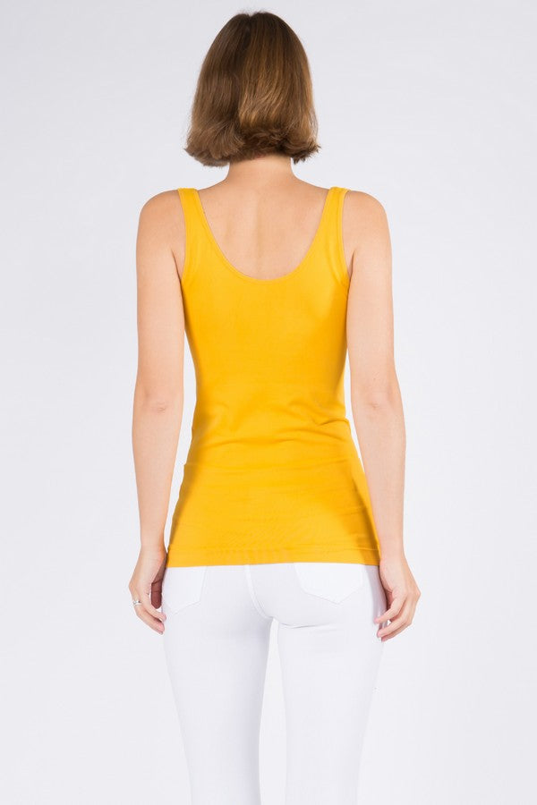 Women's V or U Neckline Reversible Seamless Tank