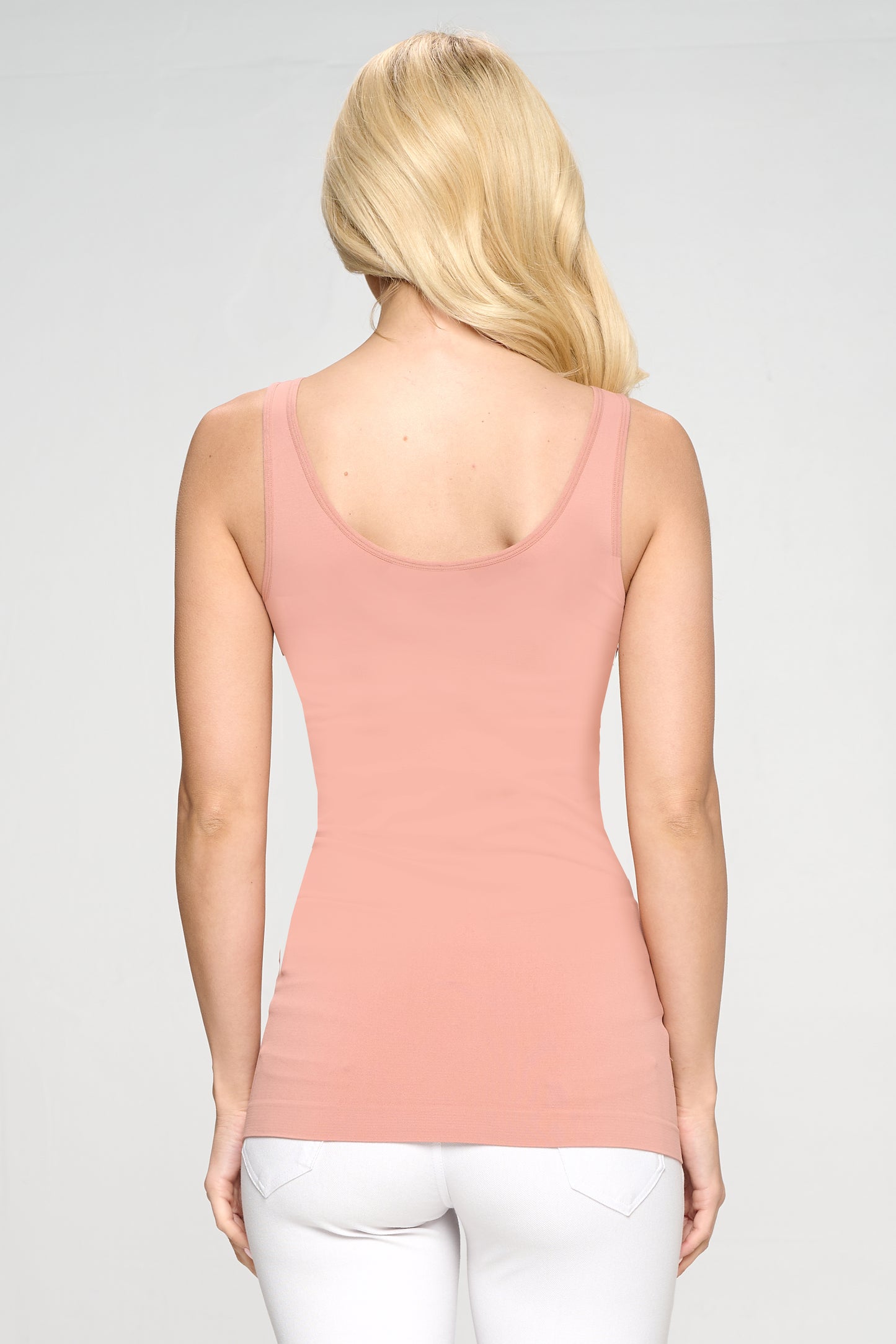 Women's V or U Neckline Reversible Seamless Tank