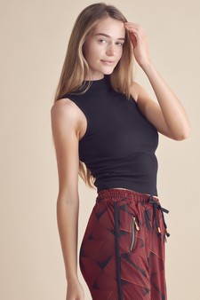 Women's Always Classy Ribbed Mock Neck Tank