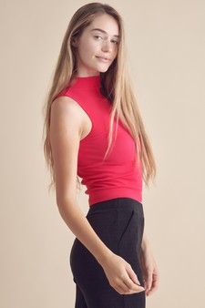 Women's Always Classy Ribbed Mock Neck Tank