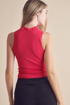 Women's Always Classy Ribbed Mock Neck Tank