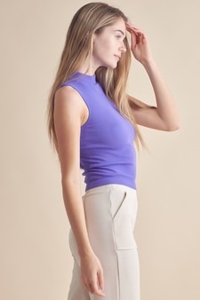 Women's Always Classy Ribbed Mock Neck Tank