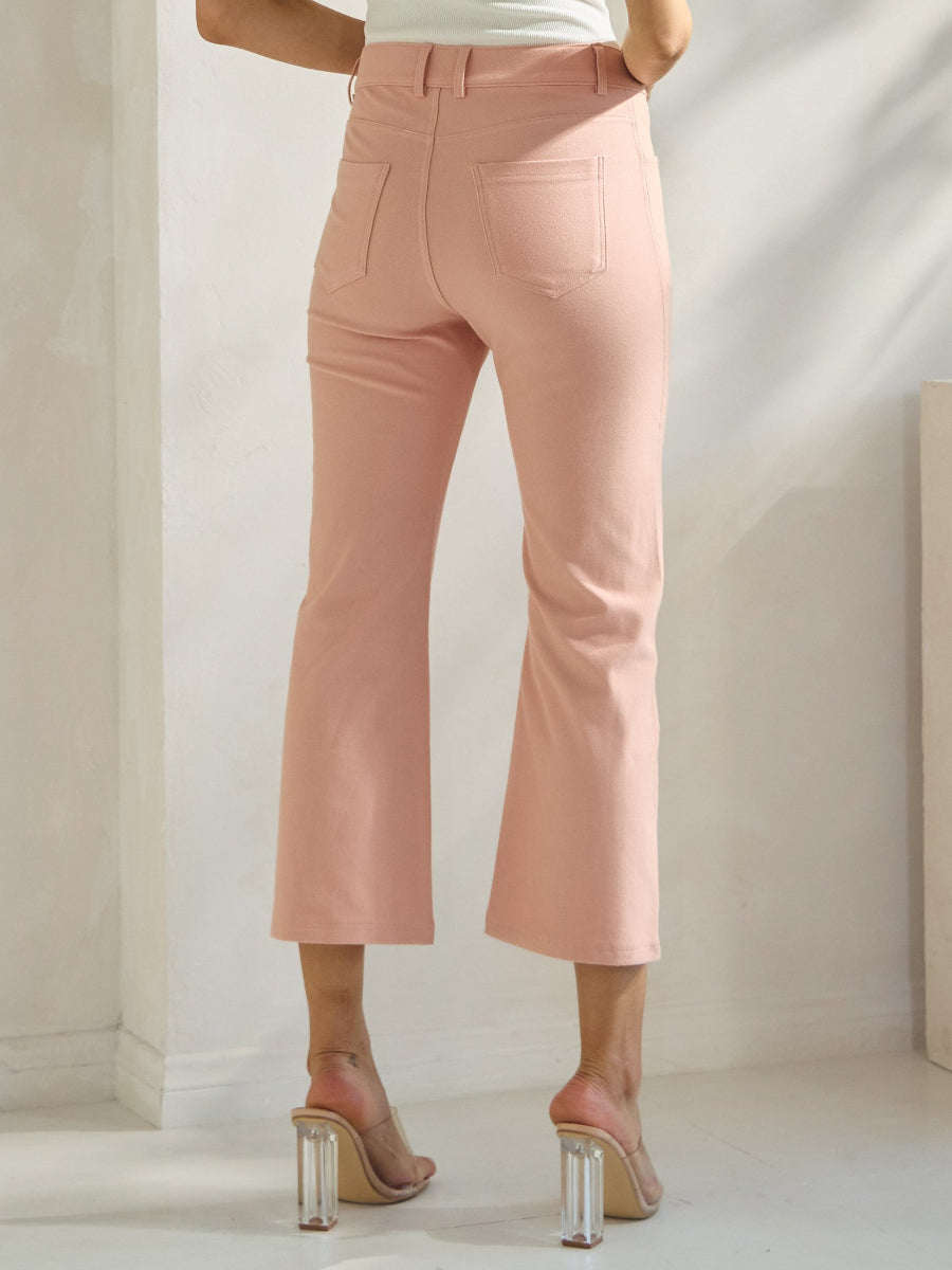 Women's Classic Solid Straight Leg Crop Jeggings - Yelete