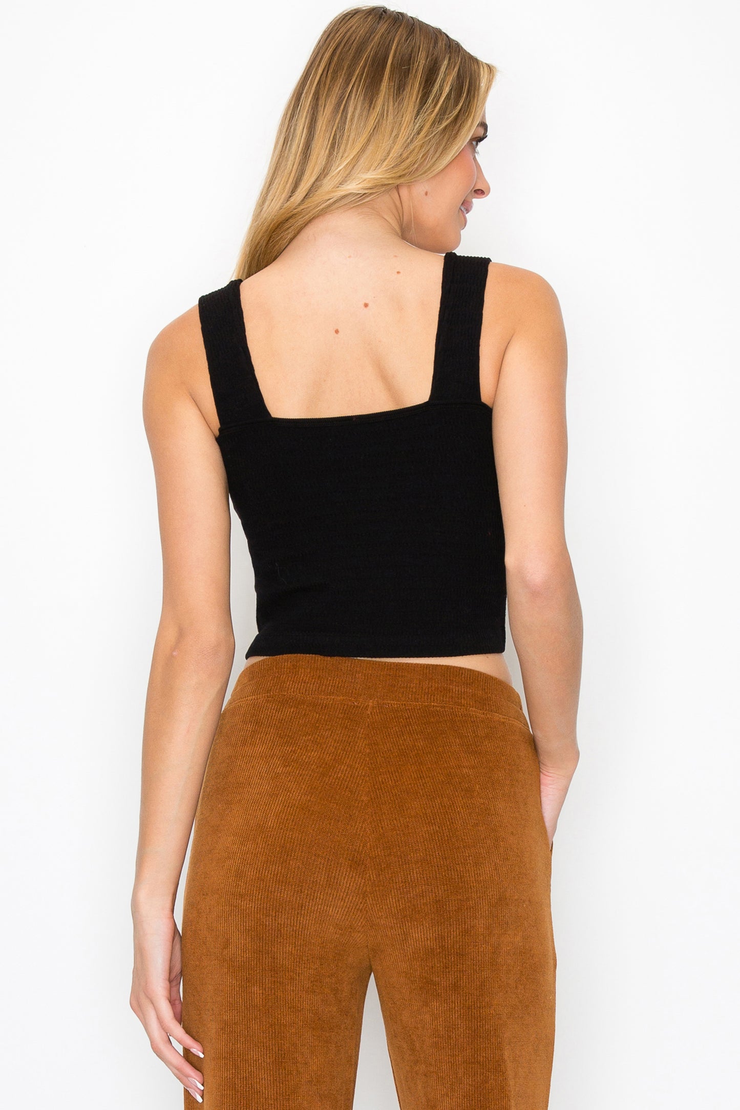 Women's Seamless Textured Crop Tank