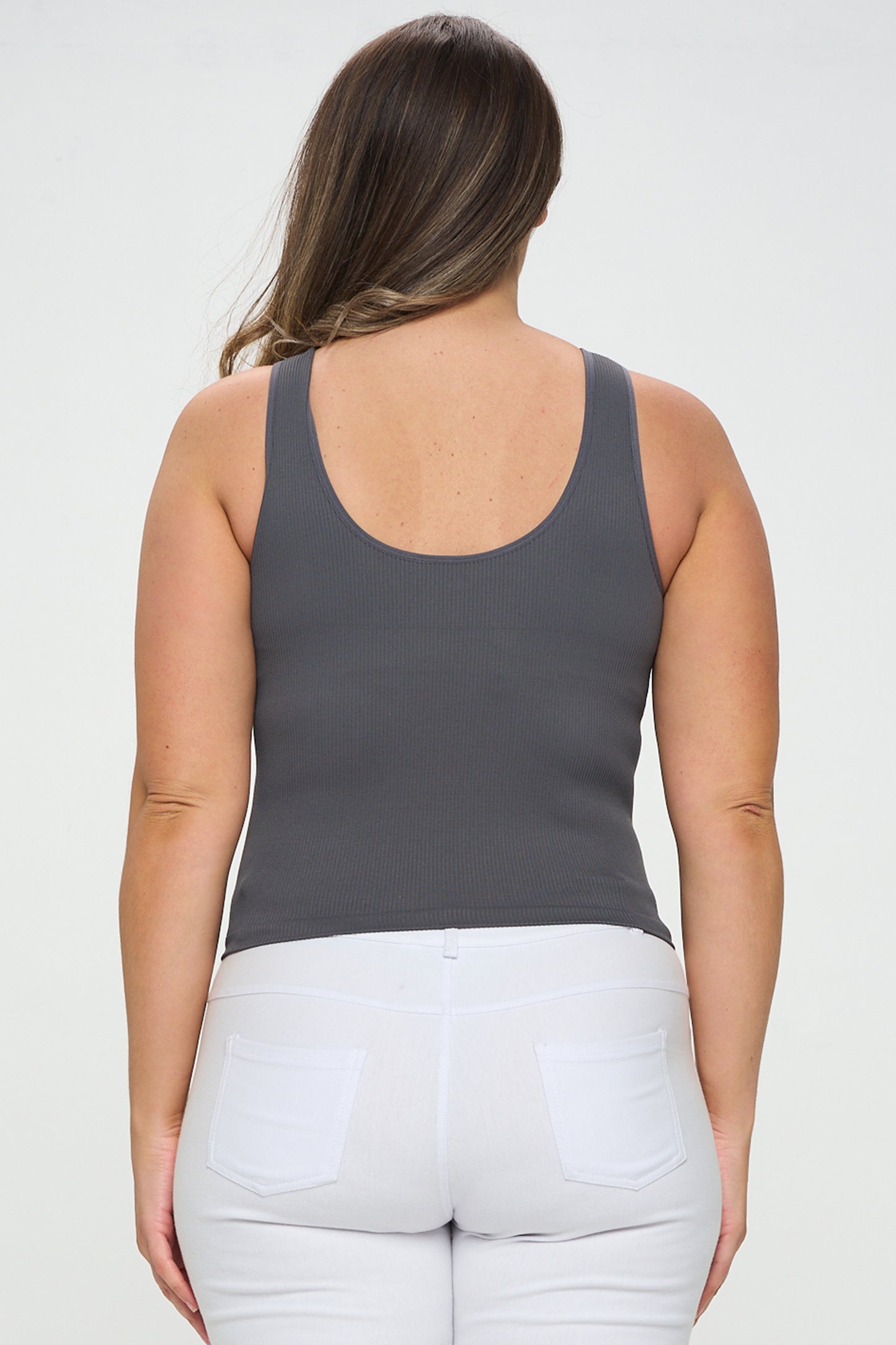 Women's Reversible Ribbed Seamless Tank
