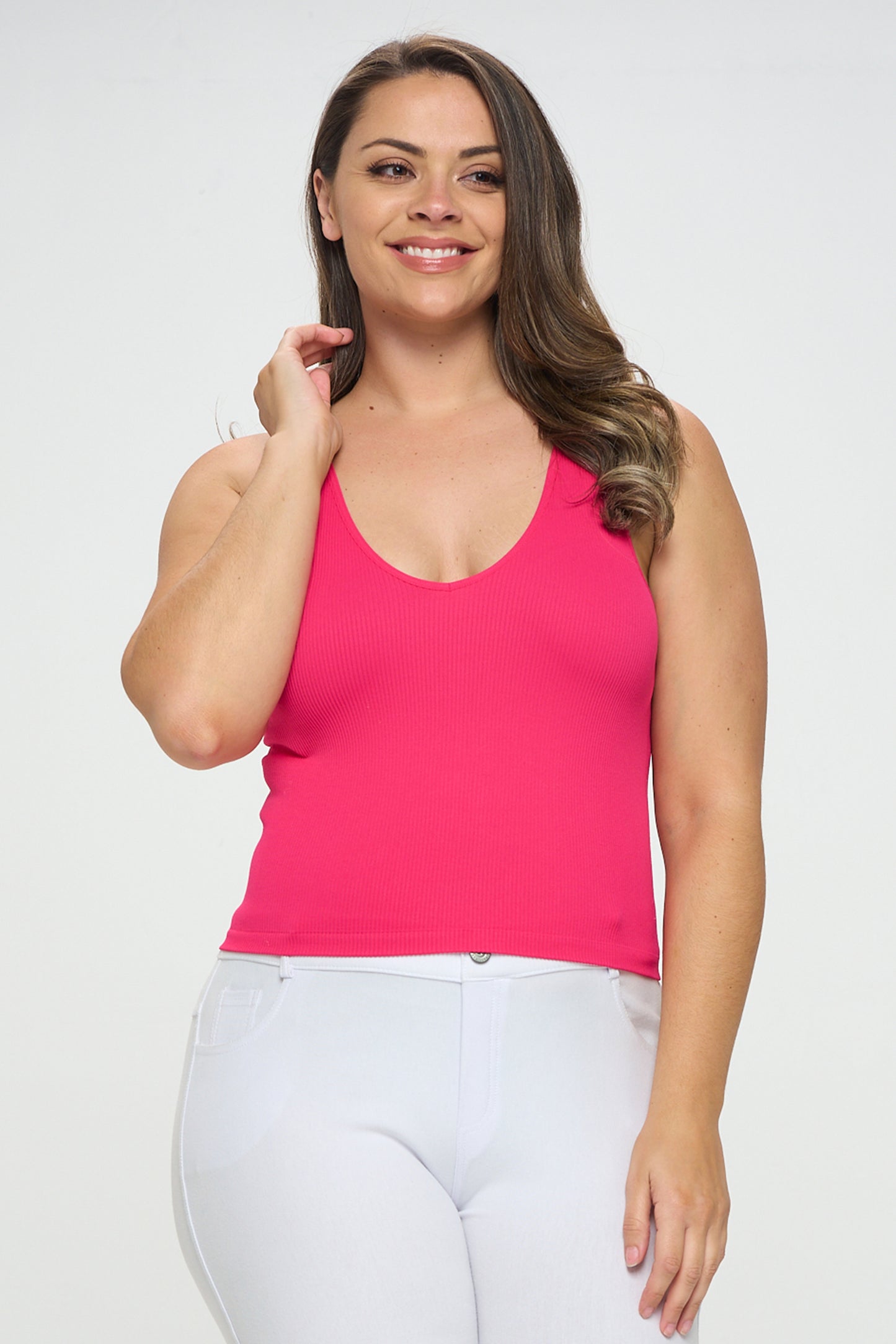 Women's Reversible Ribbed Seamless Tank