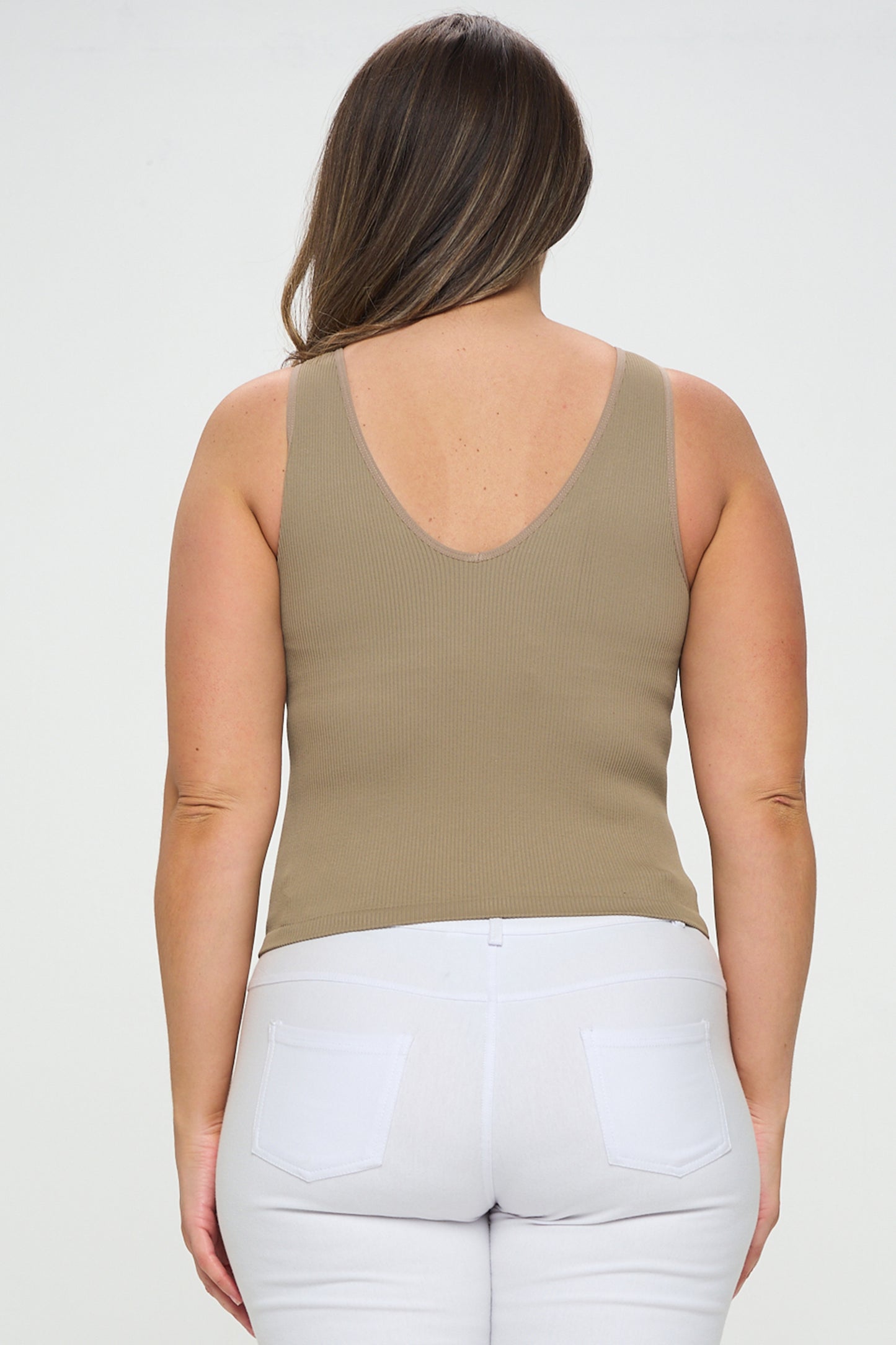 Women's Reversible Ribbed Seamless Tank