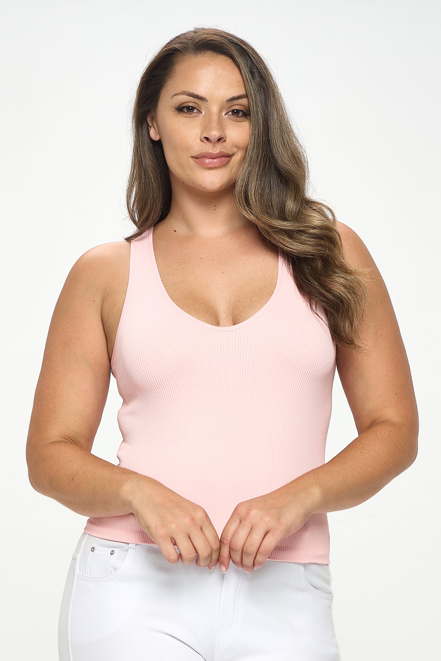 Women's Reversible Ribbed Seamless Tank