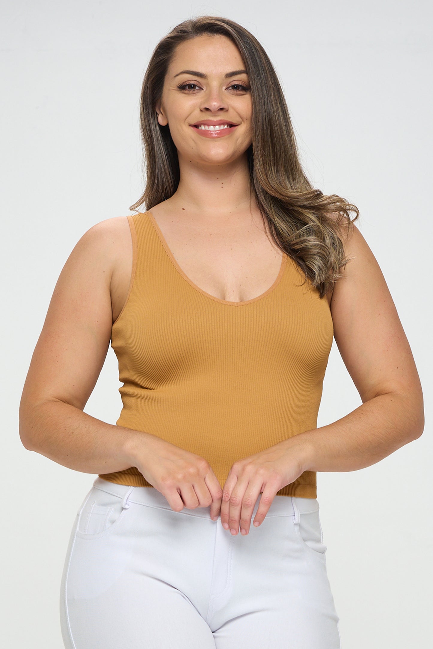 Women's Reversible Ribbed Seamless Tank