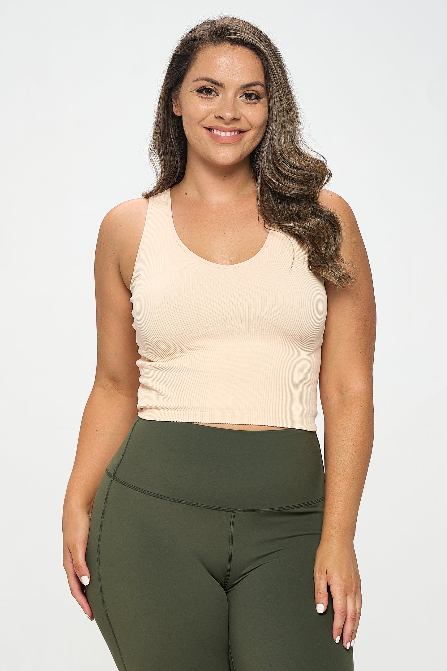 Women's Reversible Ribbed Seamless Tank