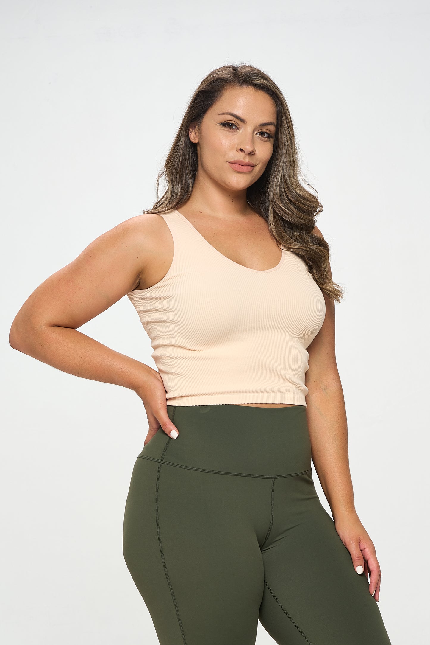 Women's Reversible Ribbed Seamless Tank
